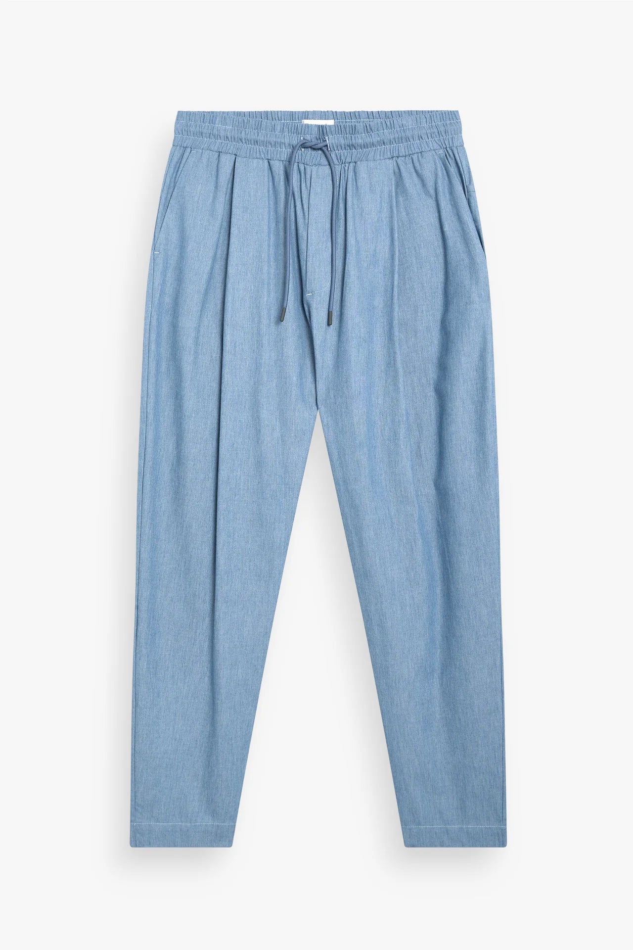UNFEIGNED - Pantalon Smart cotton Light indigo
