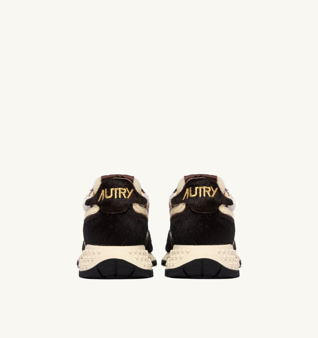 AUTRY - Basket Reelwind Low Pony/Leather Brown/Wild Cow/Rutabaga