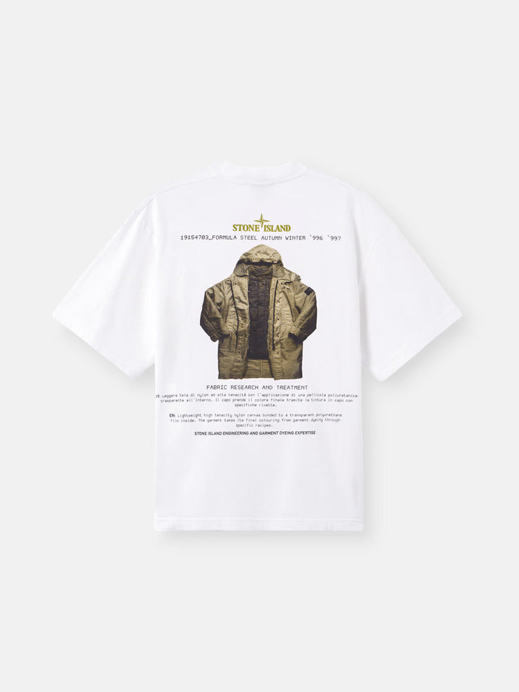 Stone Island - 2200037 T-shirt Combed organic Blanc