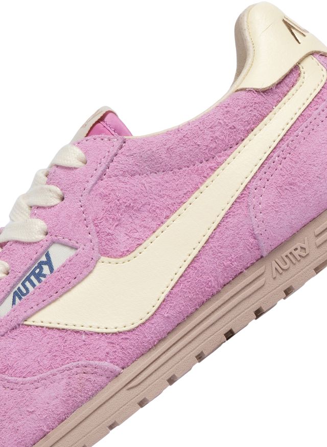 AUTRY - Basket Windspin en daim et cuir RosePM/Rut