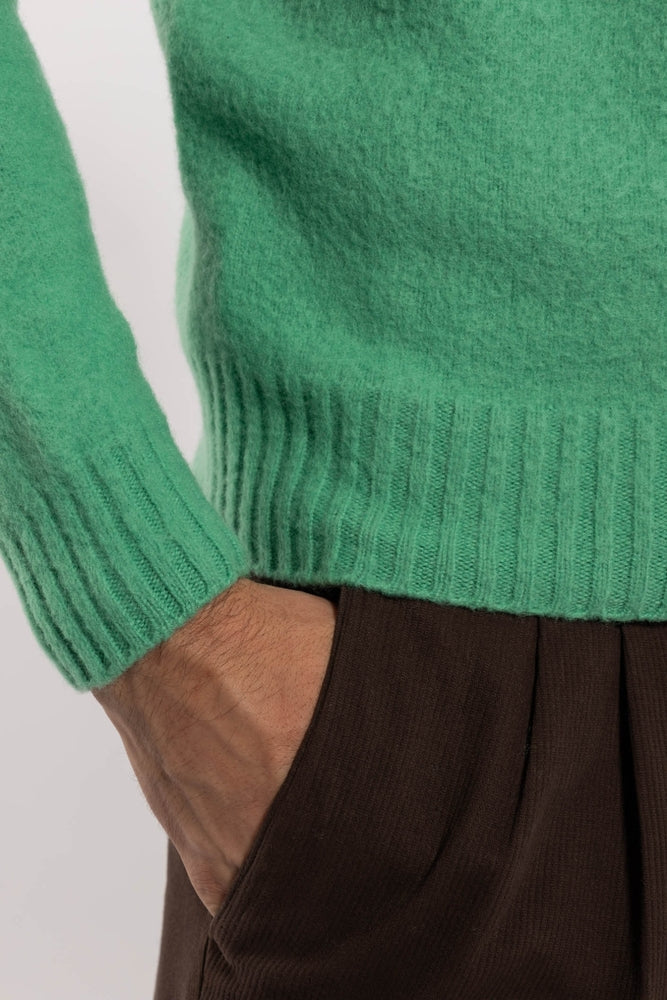 Drumohr - Pull Crew neck vert menthe