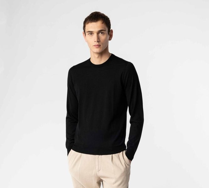 Drumohr - Pull Crew neck Noir