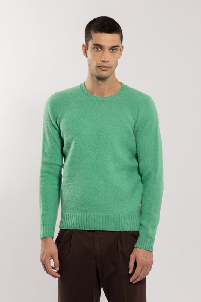Drumohr - Pull Crew neck vert menthe