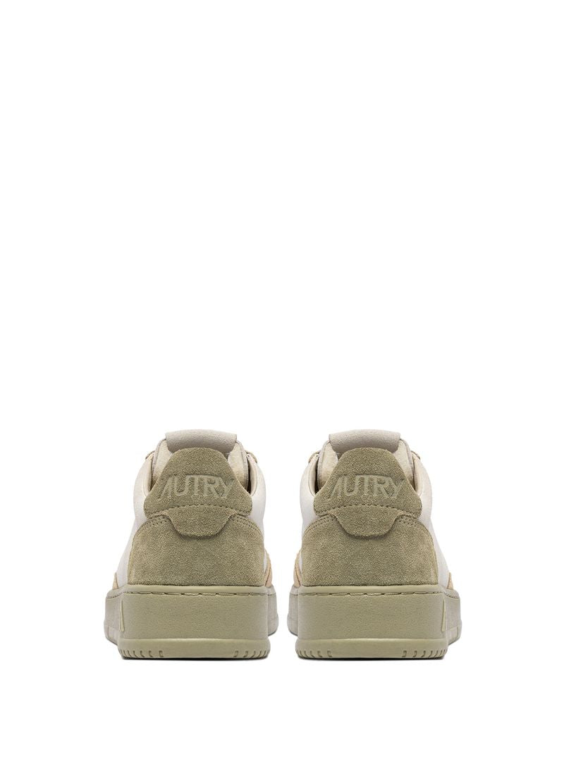 AUTRY - Basket Medalist Low Tricolor suede snd/Grey Green