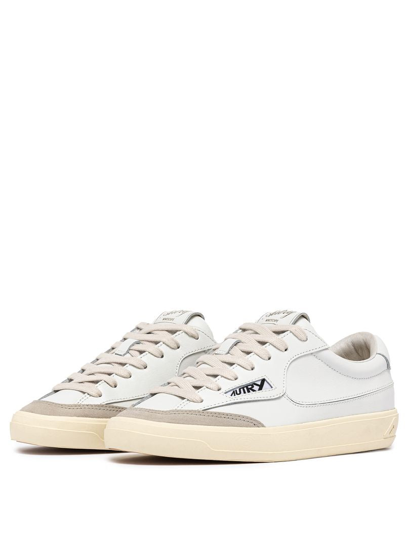 Autry - Windscape low en cuir Blanc