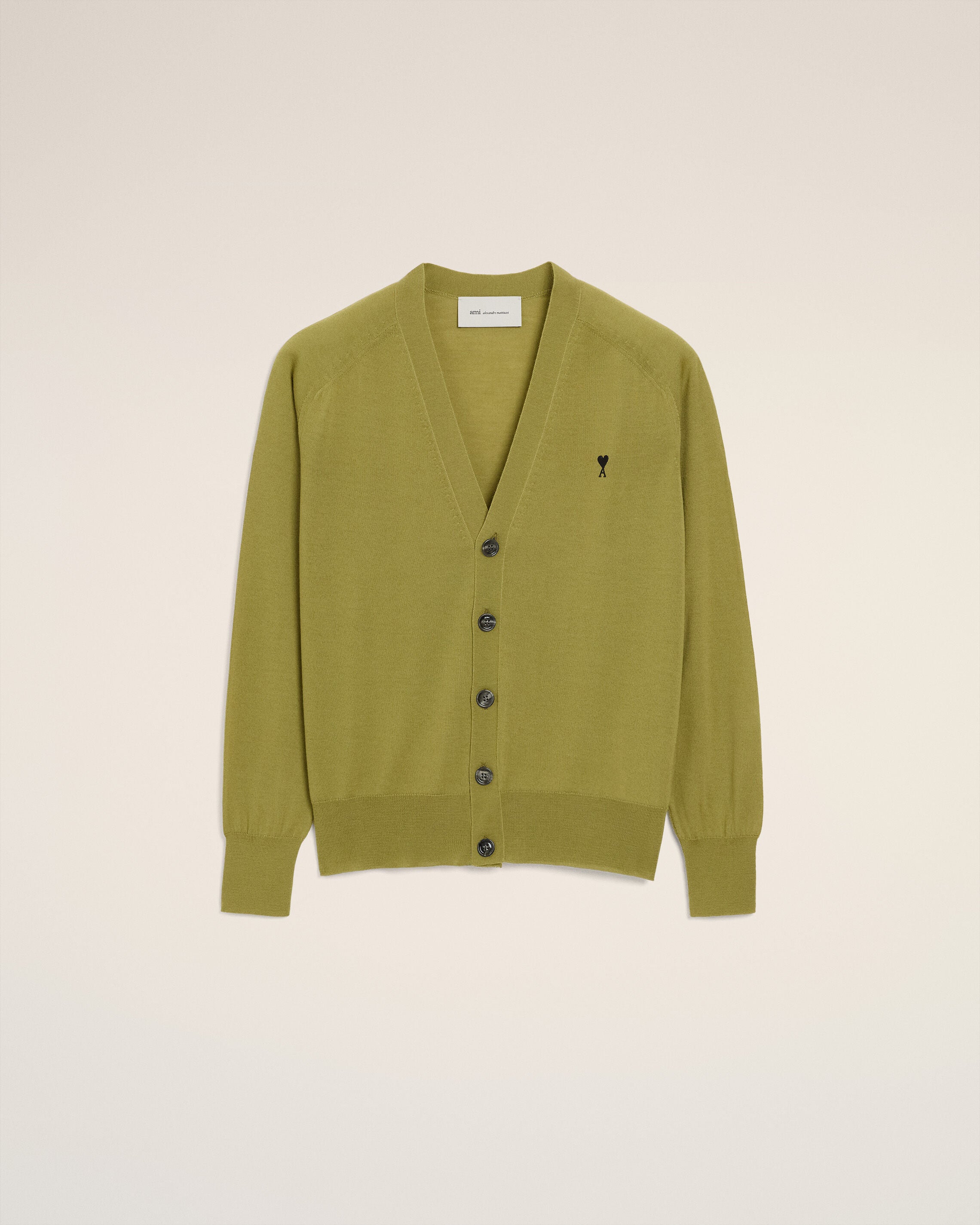 AMI - Cardigan Ami de Coeur Matcha
