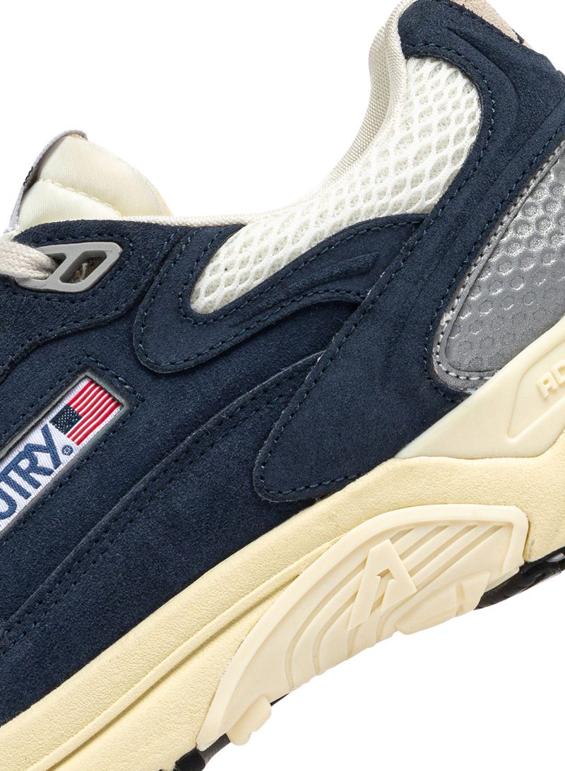 AUTRY - Basket Hyperway Suede/Mesh Blue/Silver