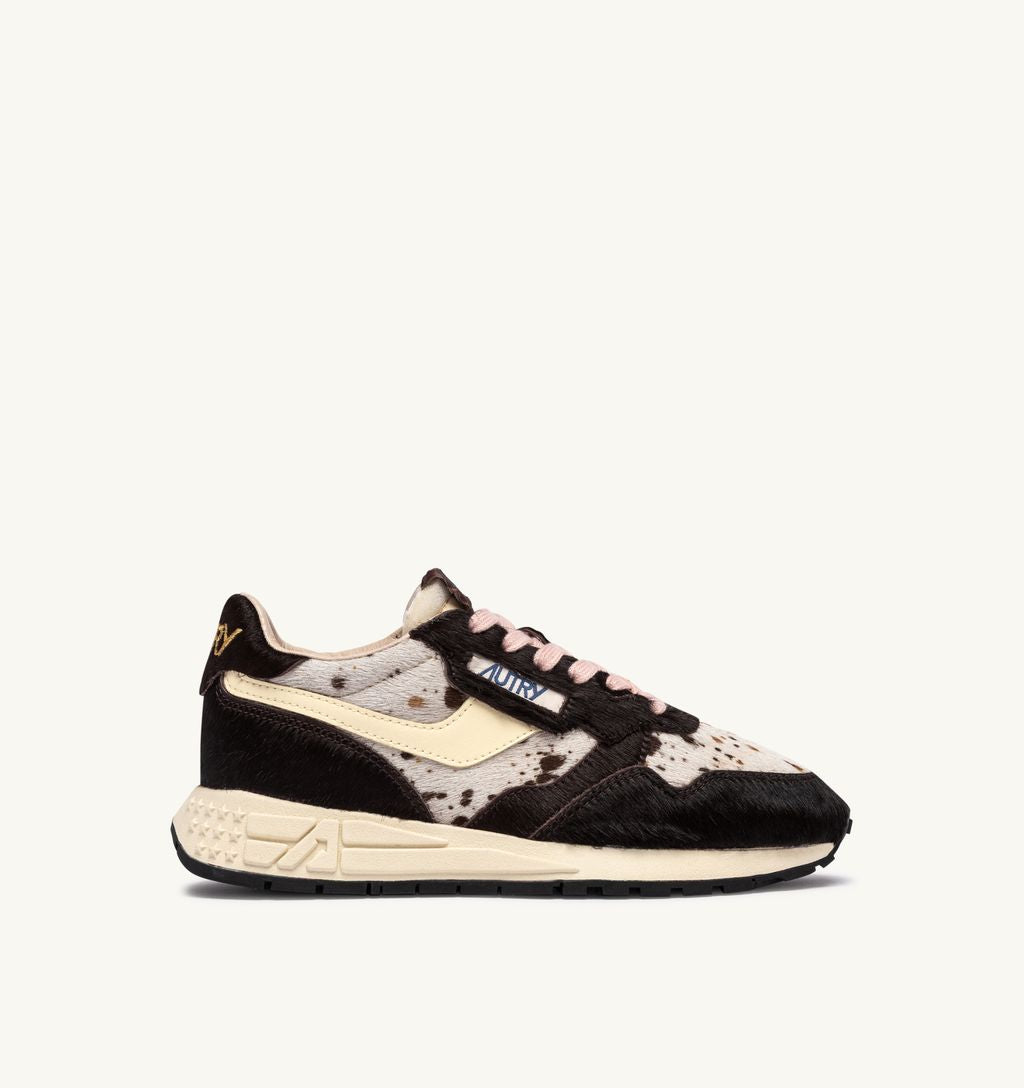 AUTRY - Basket Reelwind Low Pony/Leather Brown/Wild Cow/Rutabaga