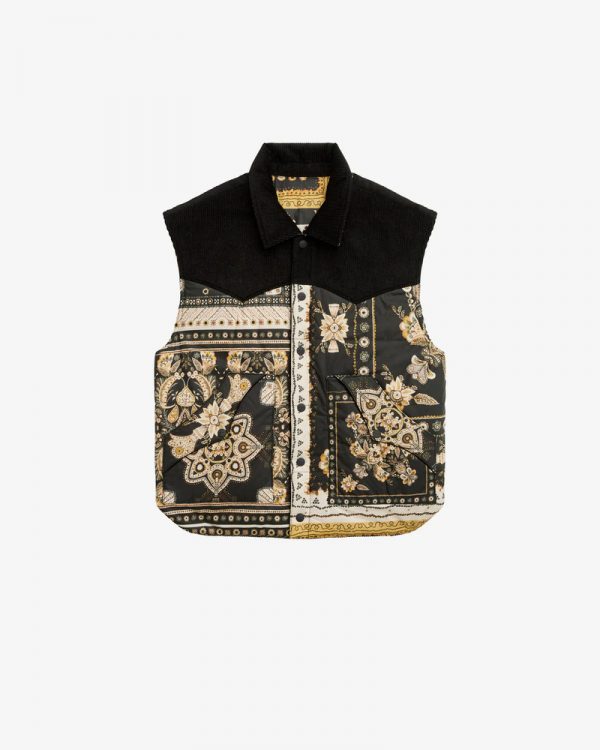 ISABEL MARANT - Veste Glen Noir/Ocre