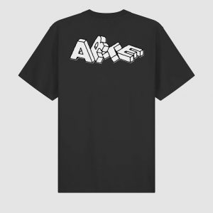 Arte - T-shirt imprimé Blocks Noir