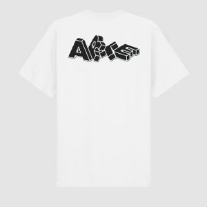 Arte - T-shirt imprimé Blocks Blanc