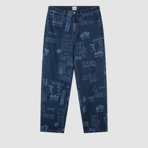Arte - Pantalon Graffiti Allover Bleach