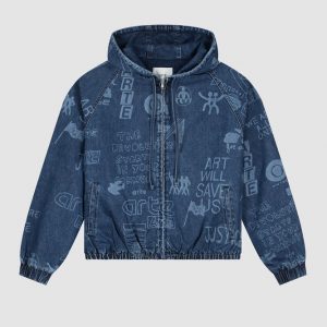 Arte - Veste Graffiti Allover Bleach