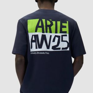 Arte - T-shirt imprimé à découpes Marine