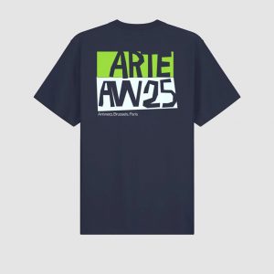 Arte - T-shirt imprimé à découpes Marine