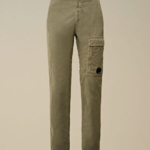 C.P. Company - Pantalon Cargo Corduroy Lens Green Banana