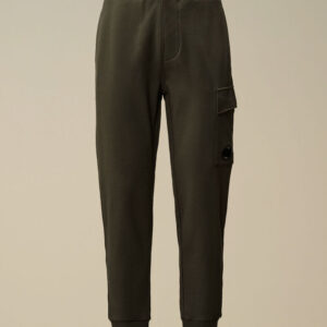 C.P. Company - Pantalon Diagonal Raised Fleece Cargo sweatpants Dark Shadow