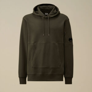 C.P. Company - Sweat Diagonal Raised fleece hooded Dark Shadow