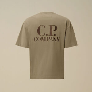 C.P. Company - Tee-shirt Logo 30/1 Fungy Grey