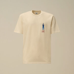 C.P. Company - Tee-shirt Natural Jersey Short Sleeve