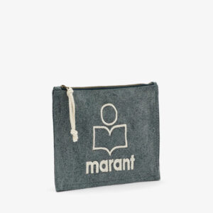 ISABEL MARANT - Pochette Netia Noir délavé