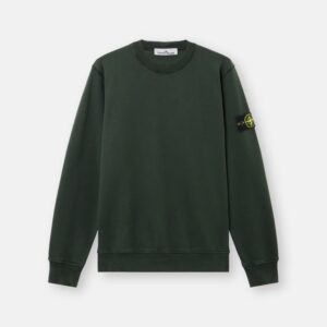 Stone Island - 6100060 Sweatshirt Organic coton Vert Juniper