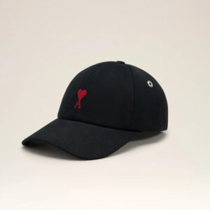 AMI - Casquette broderie Ami de Coeur Noir