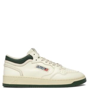 AUTRY - Basket Medway en cuir Marshmallow et Mountain