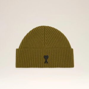 AMI - Bonnet Ami de coeur Bronze/Noir