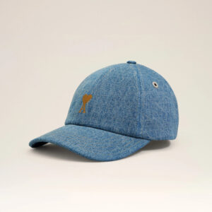 AMI - Casquette broderie Ami de Coeur Bleu usé