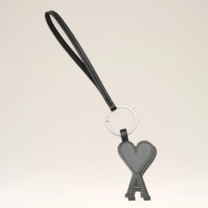 AMI - Porte Clés Ami de Coeur Anthracite/Noir