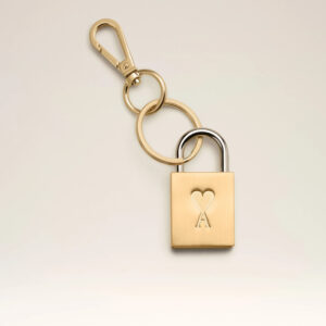 AMI - Porte Clés Cadenas Laiton Brosse