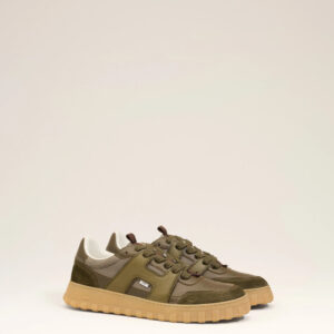 AMI - Basket A Walk basses en cuir Bronze
