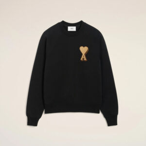 AMI - Sweat Ami de Coeur Noir