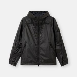Stone Island - Q10008 Ripstop Light Ht Nylon Blouson Gris plomb