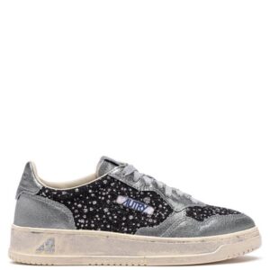 AUTRY - Basket Medalist Low Fabric/Lam Black/Steel