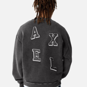 AXEL ARIGATO - Sweatshirt Typo Light Black