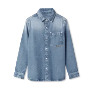 AXEL ARIGATO - Chemise West Denim Mid Blue