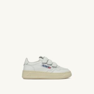 AUTRY - Basket Medalist KIDS Stripes Blanc