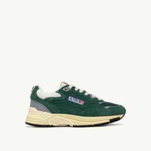 AUTRY - Basket Hyperway Mesh et Suede Malachi et Argent